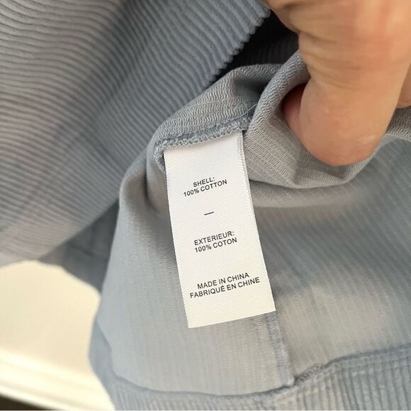 Revolve Likely Goleta Corduroy Puff Sleeve Mini Dress In Light Blue NWT - Picture 12 of 12